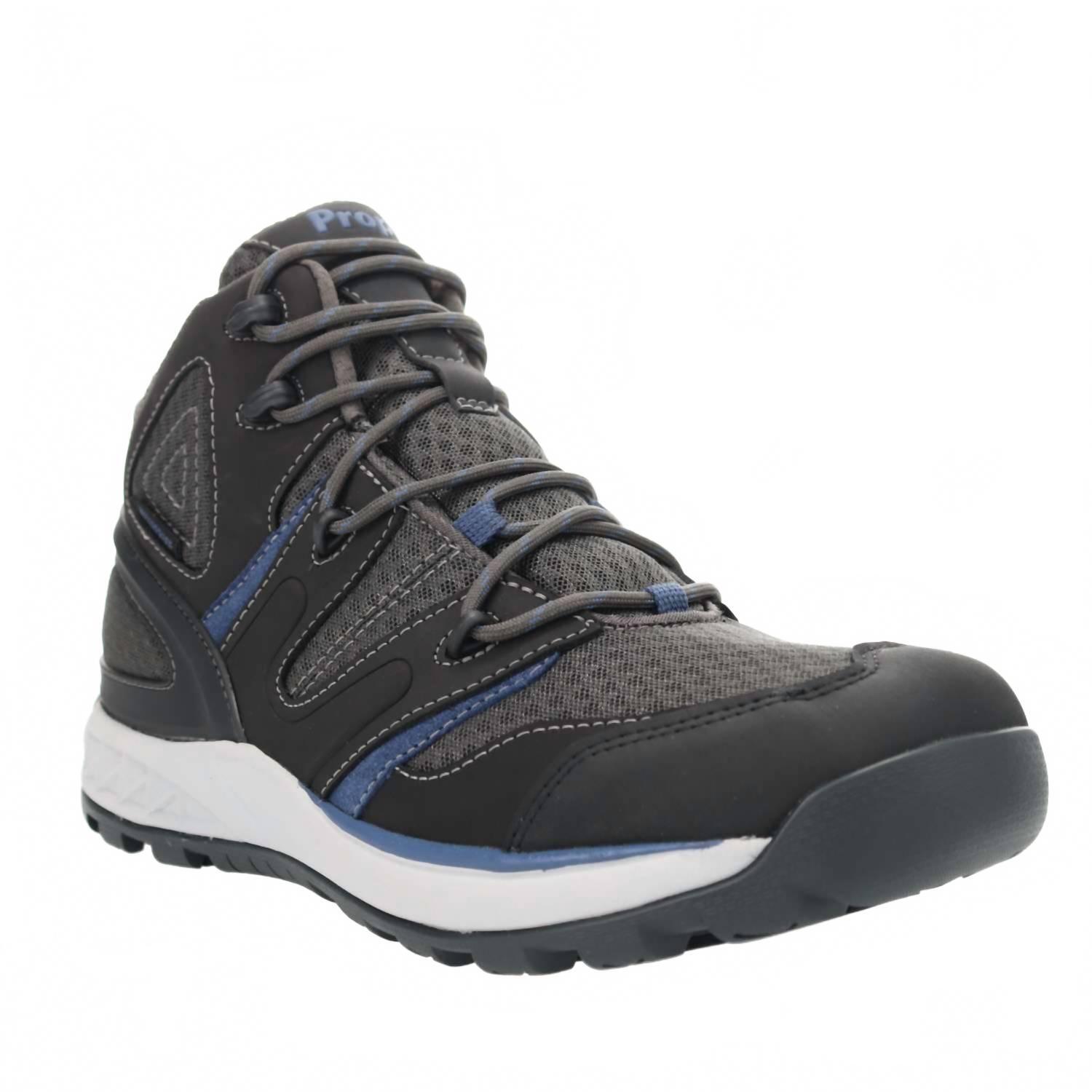 New Propet Men's Veymont Boots In Grey/Blue